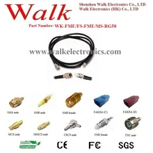 FME штыревой FME rg58 кабелем, FME rg58 кабелем, соединитель FME кабель rg58 кабель-удлинитель