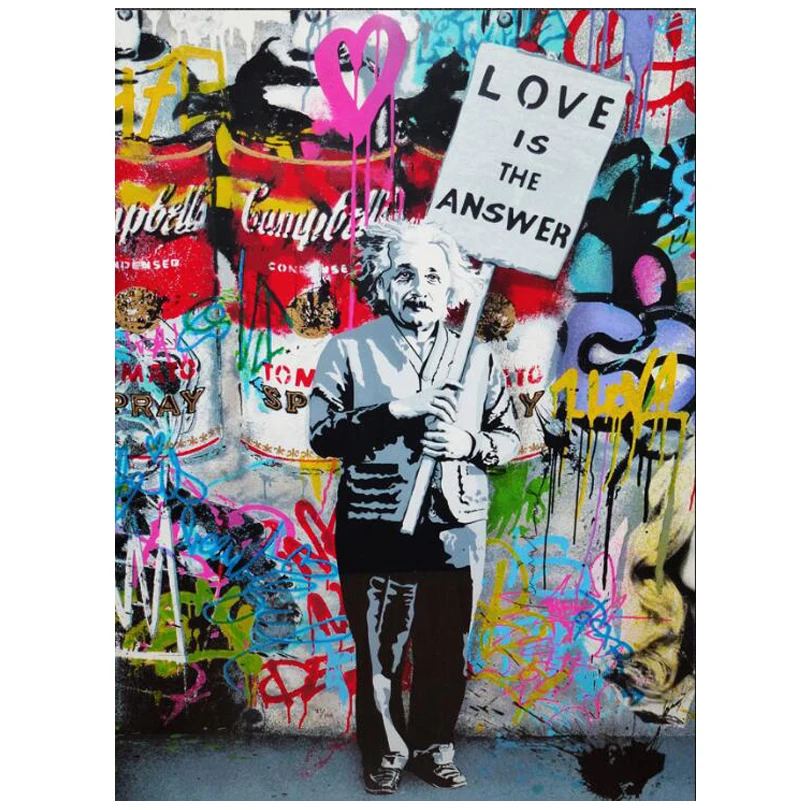 

banksy,graffiti 5D DIY diamond embroidery full diamond painting Cross Stitch Rhinestone mosaic home decoration Christmas JS611