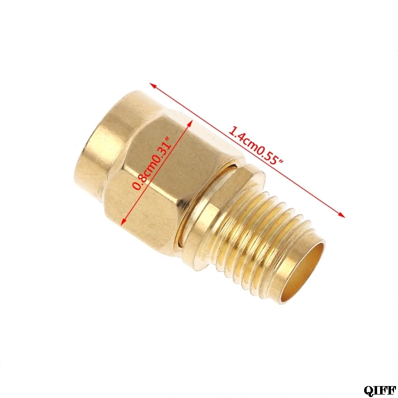 Прямая поставка и RP-SMA штекер к SMA женский Джек Прямой RF адаптер коаксиальный разъем конвертер Mar28