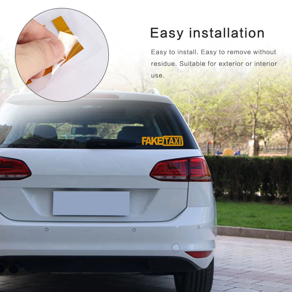Наклейки на искусственное такси для HYUNDAI IX35 Solaris Elantra Skoda Opel Mokka kia sportage audi a4 b8