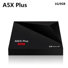New Style A5X Plus 8 second boot! Android 7.1 TV Box RK3328 Quad core 1GB 8GB Smart Mini Media Player 2.4G wifi 4K