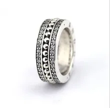 Joyería de la boda siempre marca anillos de plata con CZ Original 925 anillo de plata esterlina para para DIY venta al por mayor