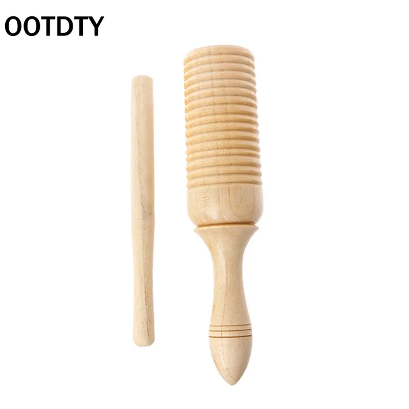 OOTDTY деревянный гульфик эхолот Ailanthus ударная игрушка музыкальный инструмент для