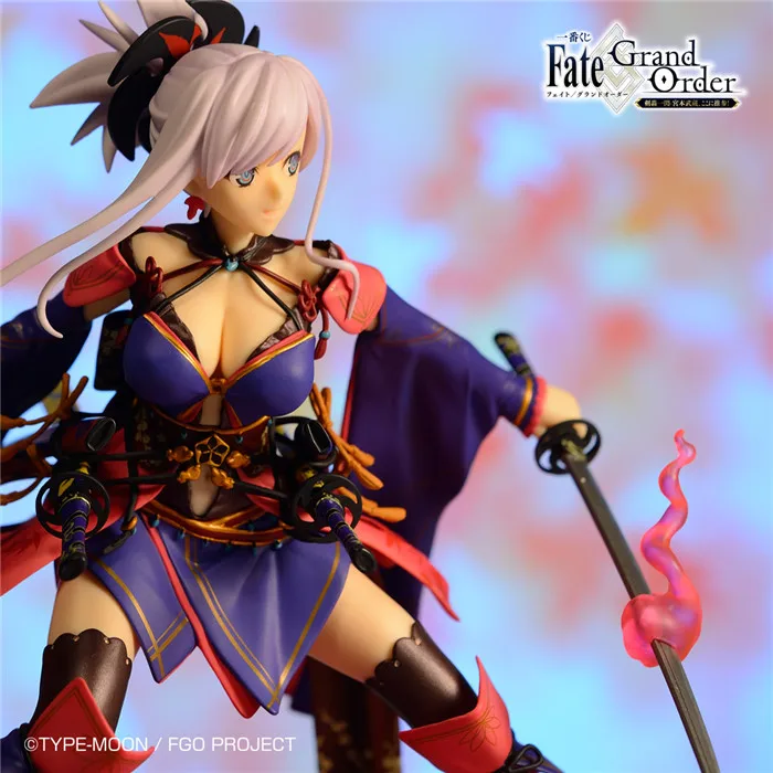 Японское Оригинальное Аниме Фигурка FGO fate saber Miyamoto Musashi фигурка Коллекционная модель игрушки для мальчиков