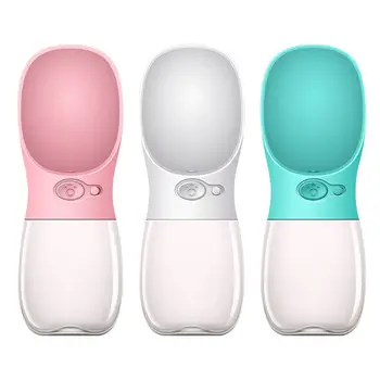

Portable Pet Water Bottle Dispenser For Small Dogs Cat Puppy Travel Feeder Tray Bowl Drink Outdoor Products