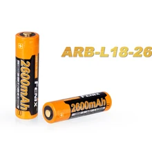 1 шт. Fenix ARB-L18-2600 3,6 V 18650 2600 mAh литий-ионная аккумуляторная батарея