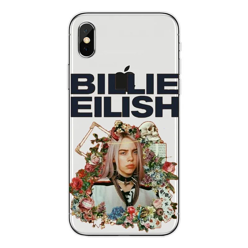 Billie Eilish Khalid Encantador Мягкий силиконовый чехол для iphone 4 5 6 7 Mais 8 X Чехол