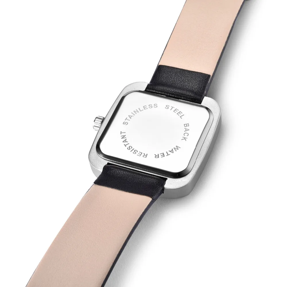 GUOU Часы relogio feminino Модные Простые Женские часы с узором наручные часы прямоугольной формы Классические кварцевые часы для женщин