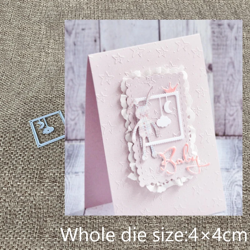 

New Design Craft Metal Cutting Die cut die Cloud moon square frame scrapbooking Album Paper Card Craft Embossing die cuts