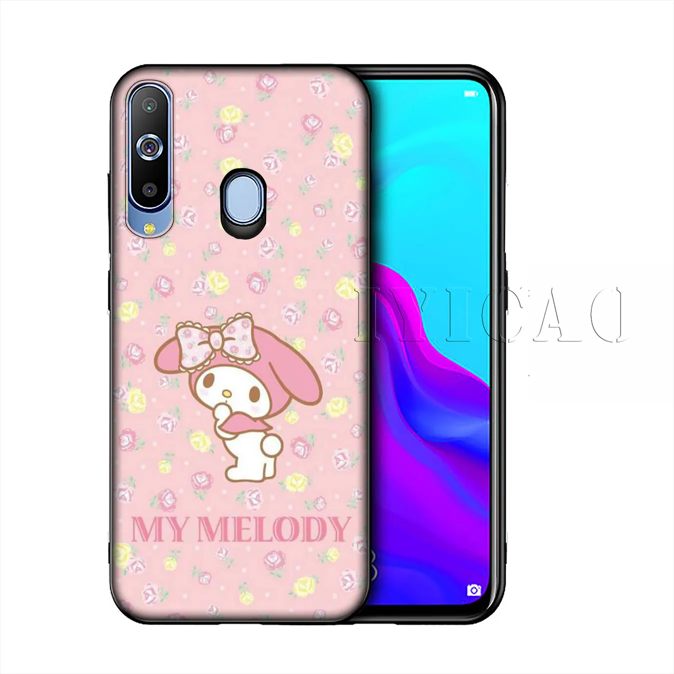 Чехол IYICAO My Melody силиконовый мягкий чехол для Samsung Galaxy A10 A30 A40 A50 A70 M10 M20 M30|Бамперы| |