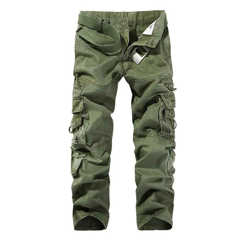 2018 Горячие Тактический для мужчин s штаны-карго хлопок повседневное Военная униформа брюки для девочек одноцветное Pantalon Homme