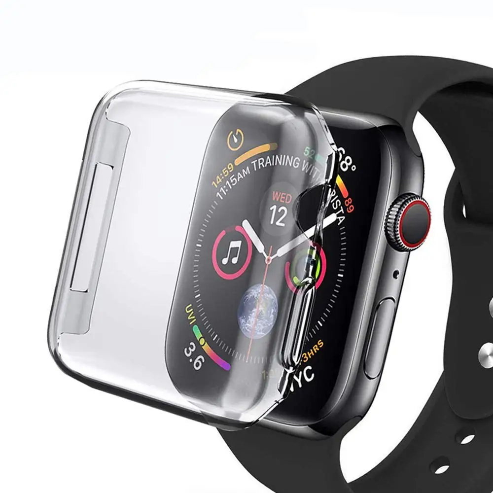 

Ultra-thin Hard PC Screen Protective Case for Apple Watch Series 4/3/2 Cover Shell Frame Protector for iWatch 42 38mm 44 40mm