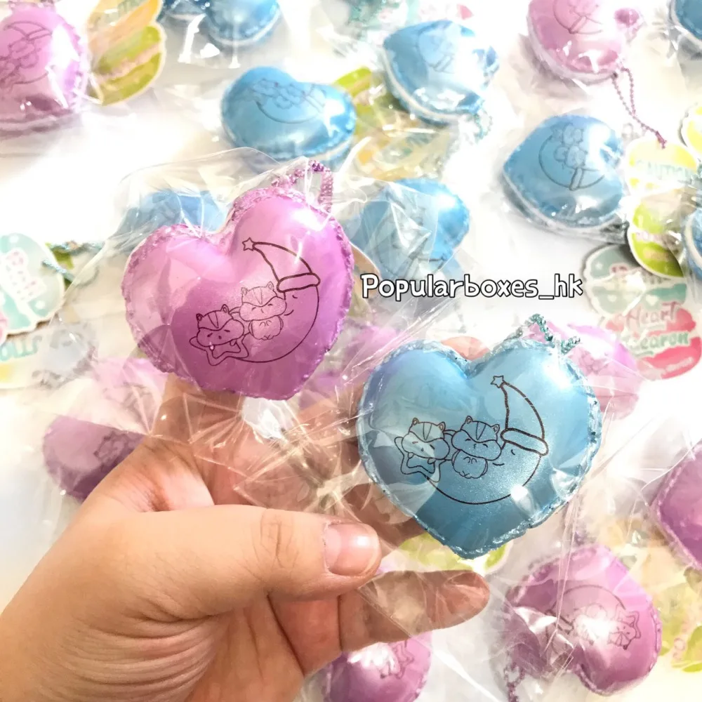 

Popularboxes poli macaron blue and purple squishy Slow Rising Gift Toy