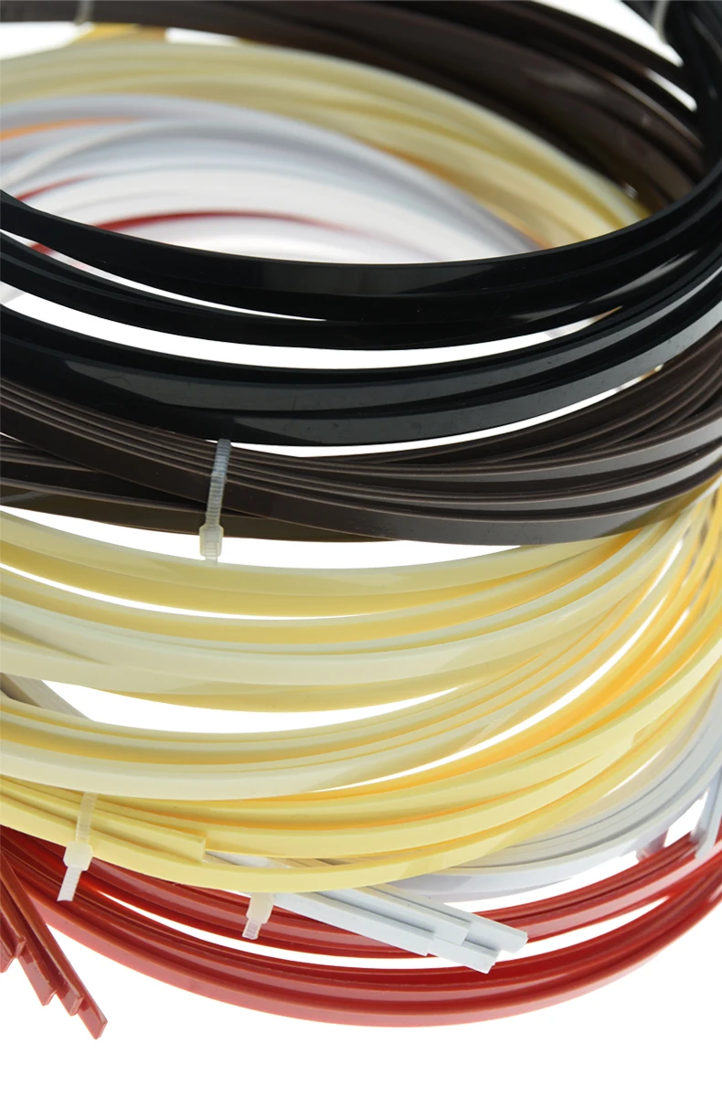 5Pcs Guitar Binding Purfling Strips ABS Guitar Binding Parts for Luthiers 1650mm*5mm*1.5mm 6 Colors Available