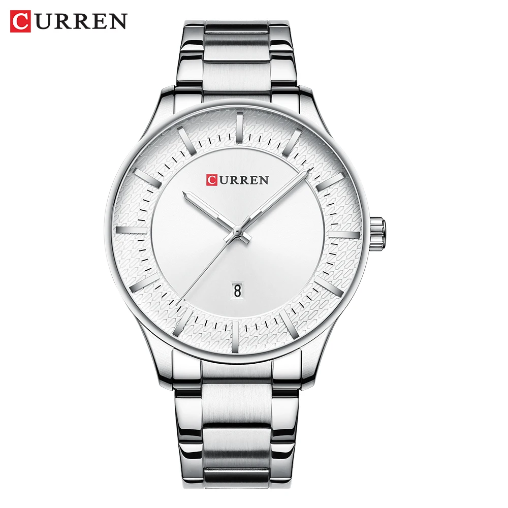 Curren Relojes Hombre Топ бренд класса люкс Бизнес водонепроницаемые часы для мужчин Дата кварцевые часы для мужчин s часы Relogio Masculino