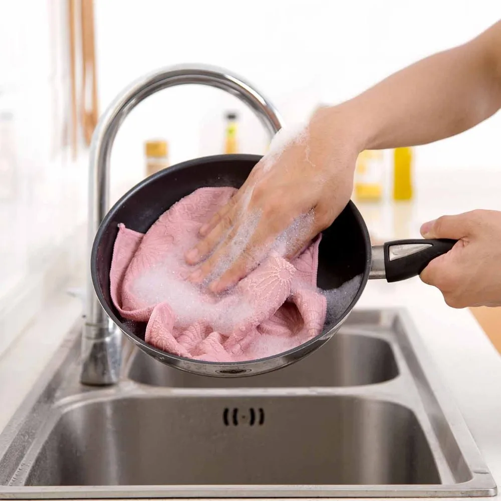 OTHERHOUSE Kitchen Towel Dish Washing Cloth Microfiber Cleaning Cloth