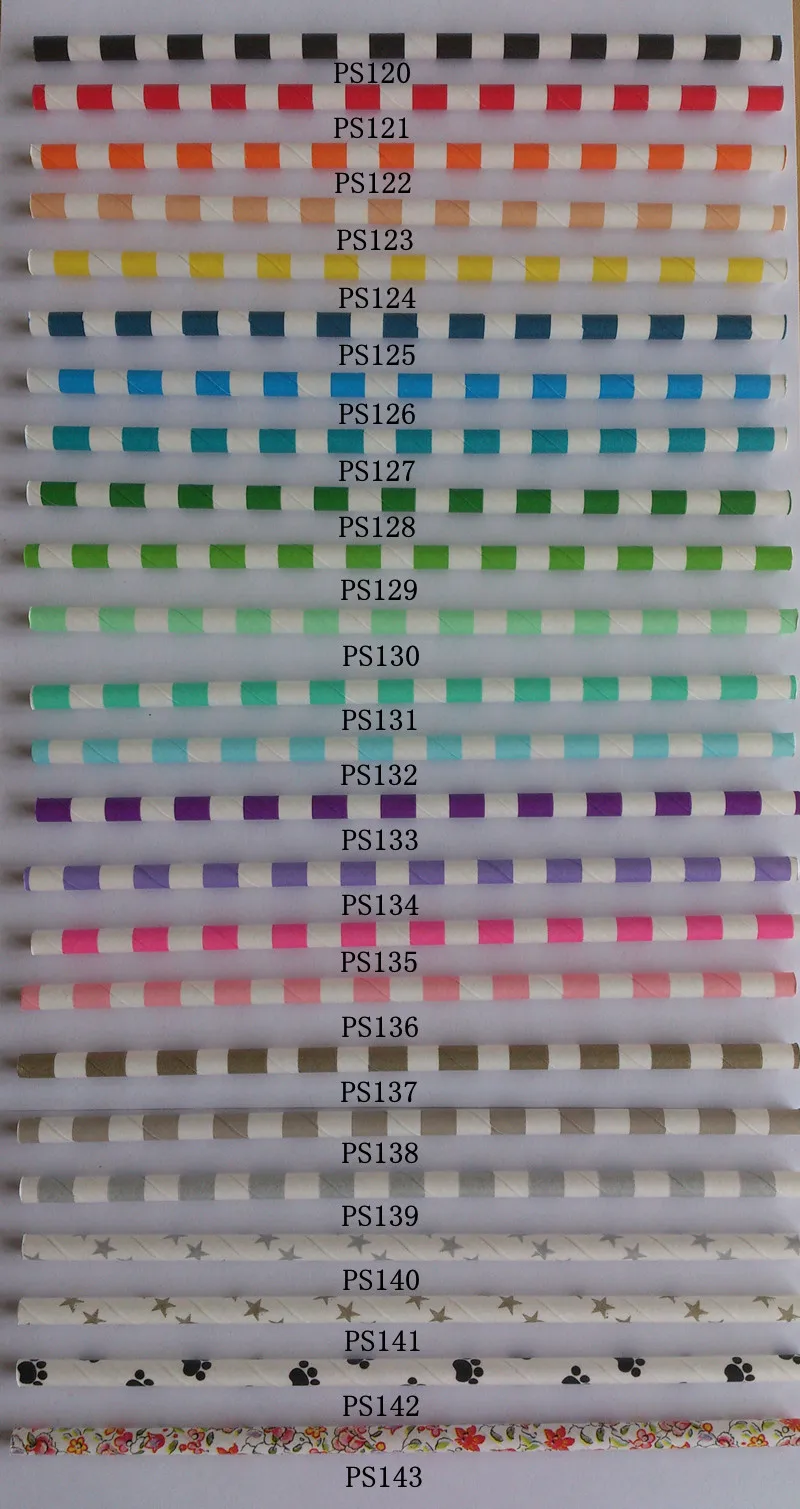 paper straw color 6