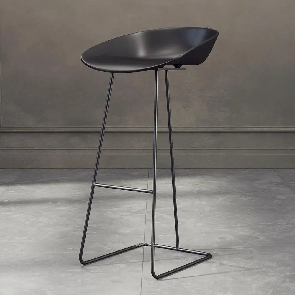 Nordic bar stool wrought iron gold bar stool modern minimalist home backrest high chair creative gold bar chair Nordic bar stool wrought iron gold bar stool modern minimalist home backrest high chair creative gold bar chair