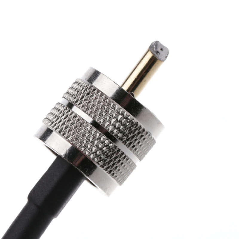 RF коаксиальный кабельный разъем UHF PL259 штекер к RG58 ОТРЕЗОК кабеля 50 см L15|uhf connector|uhf