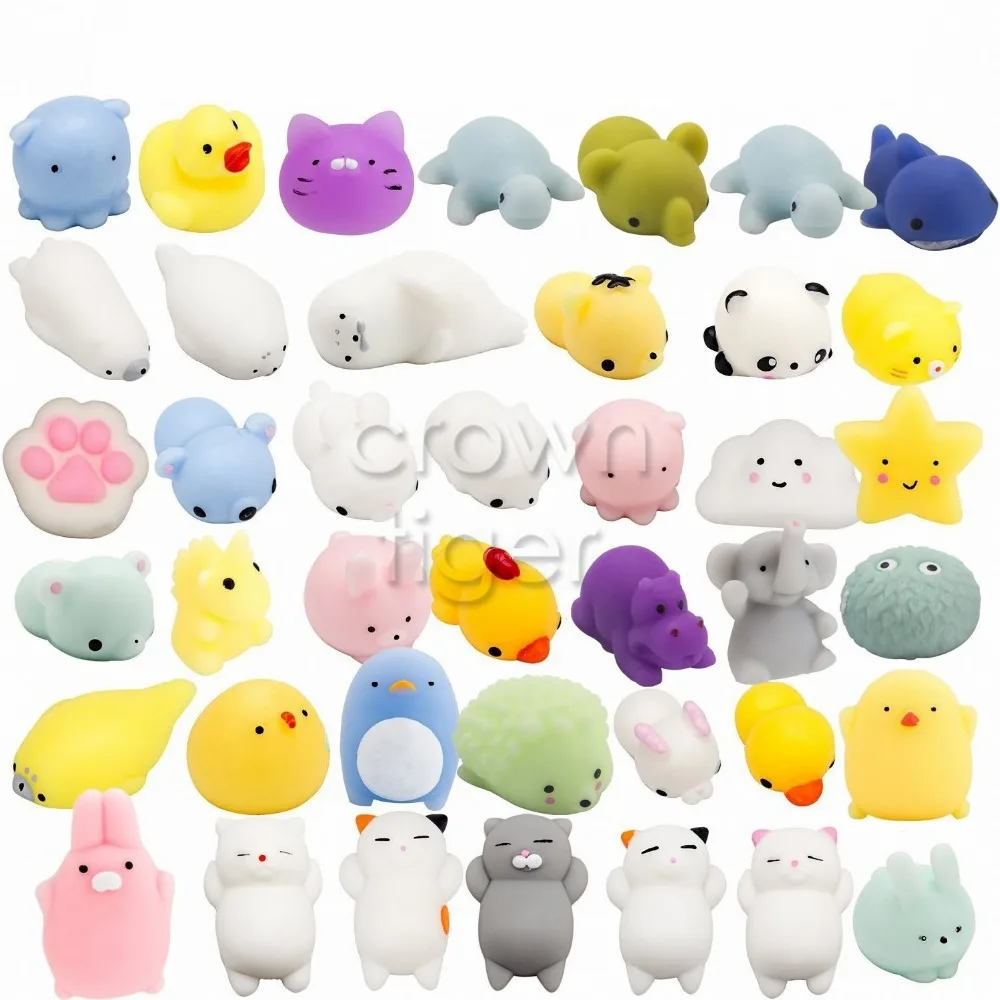 

Toy Squishy cat Cute Animals Antistress Ball Squeeze Rising Mochi anti Stress Relief Toys Abreact Soft Sticky Squishi Funny Gift