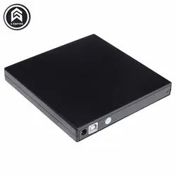 Портативный Тонкий Внешний USB 2.0 DVD-RW/CD-RW Burner Записи IDE Оптический чип Привод CD DVD ROM Combo Писатель Для портативных ПК