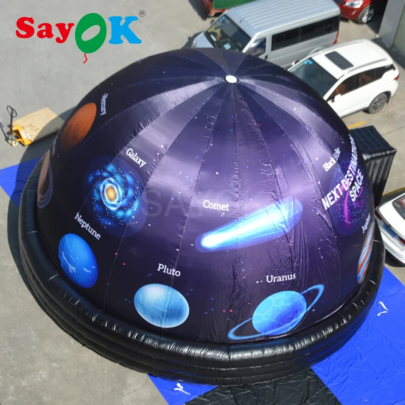 Надувная купольная палатка Sayok 8 м (26 2 фута) надувная проекция планетария