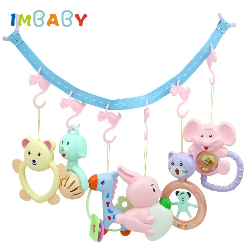 IMBABY крючки для коляски крючок Детская кроватка игрушка крюк для новорожденных детские игрушки-погремушки для коляски детские игрушки Аксессуары для колясок