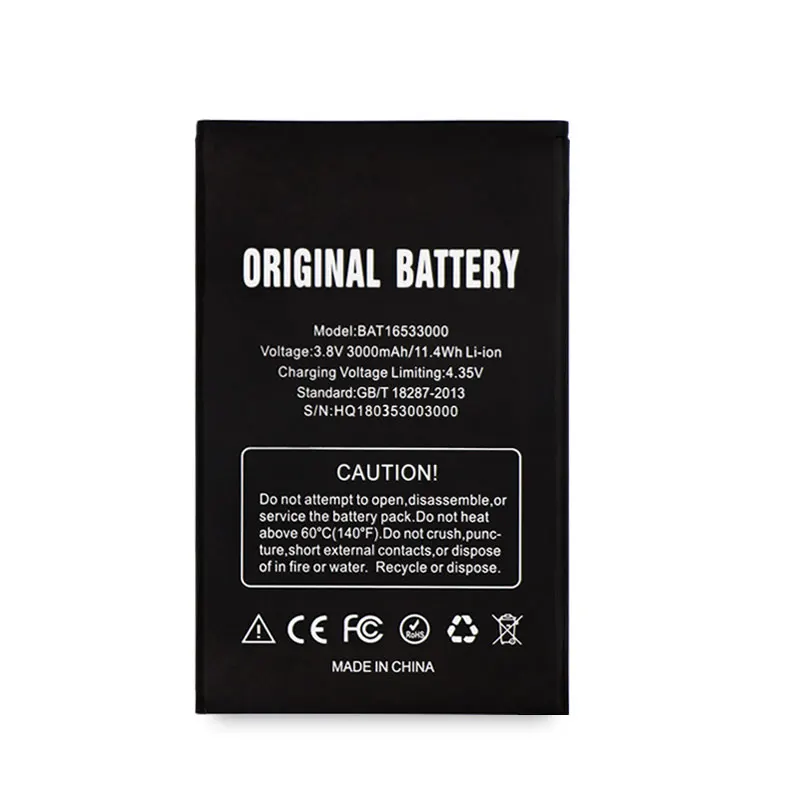 Аккумулятор Для DOOGEE X9 pro BAT16533000 Batterie Bateria Batterij Аккумулятор Для DOOGEE X9 X9S 5,5 дюймовый мобильный телефон 3000 мАч