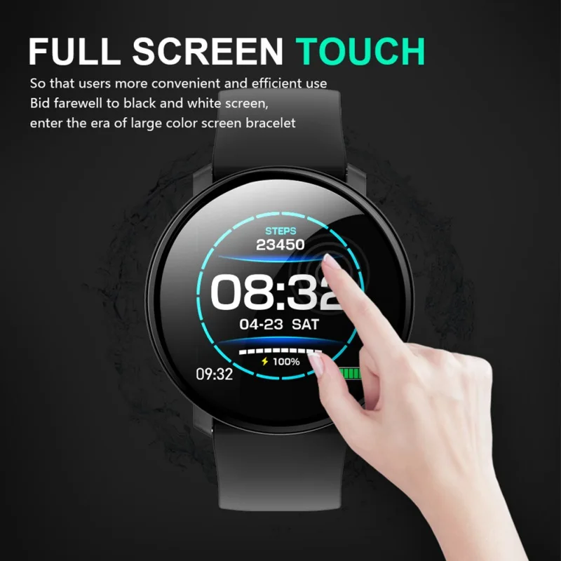 

Smart Bracelet Blood Pressure Measurement Waterproof Fitness Tracker Watch Heart Rate Monitor Pedometer Smart Band Women Men