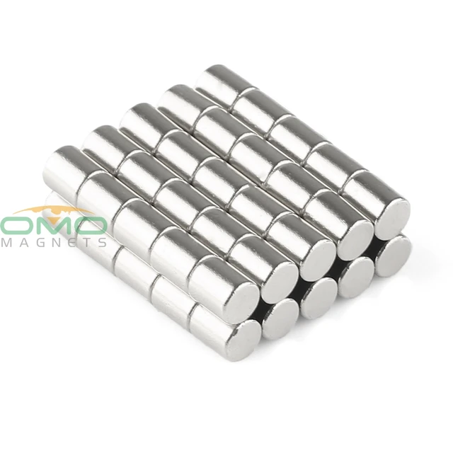 50pcs super magnet n50 grade 5mm x 6mm neodymium magnet sheet rare super strong magnetic sheets