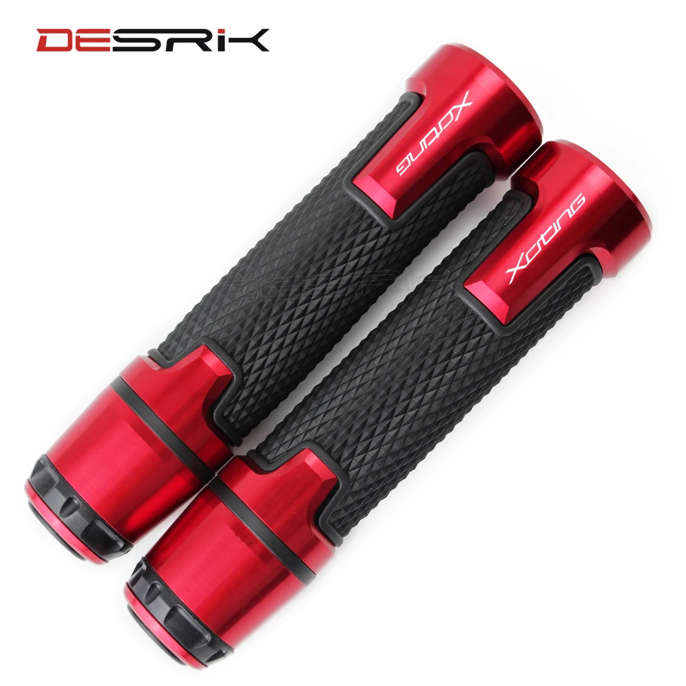 

Motorcycle Handle grip ends Handlebar Grips For KYMCO XCITING 250 300 350 400 400S 500 New With LOGO Xciting