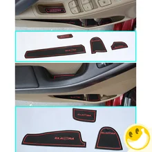 Автомобиль Салонные подложки ворота Слот Pad Коврики подстаканник Коврики украшения Салонные аксессуары 18 шт. для Elantra