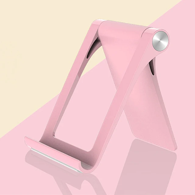 Настольный Портативный Универсальный футляр для планшета для iPad держатель держателя планшета регулируемая настольная лампа Поддержка гибкий, для мобильных телефонов с подставкой - Цвет: Pink