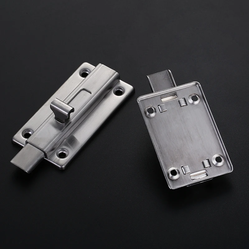 1 PCS Stainless Steel 234 Inch Door Latch Barrel Bolt Hasp Stapler Gate Lock Safety Easy To Install |