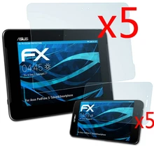 5 компл./лот Розничная упаковка ЖК-прозрачная защитная пленка для экрана Защитная пленка для Asus padfone X(телефон 5 дюймов+ планшет 9 дюймов