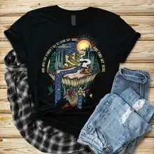 Хиппи в лес я Go To Lose My Mind Find My Soul Футболка Черная Мужская S 6Xl