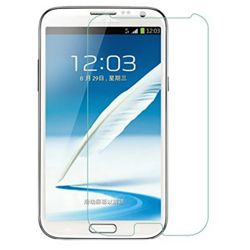 2 шт для закаленного стекла Samsung Galaxy Note Защитная пленка экрана II N7100 | Мобильные