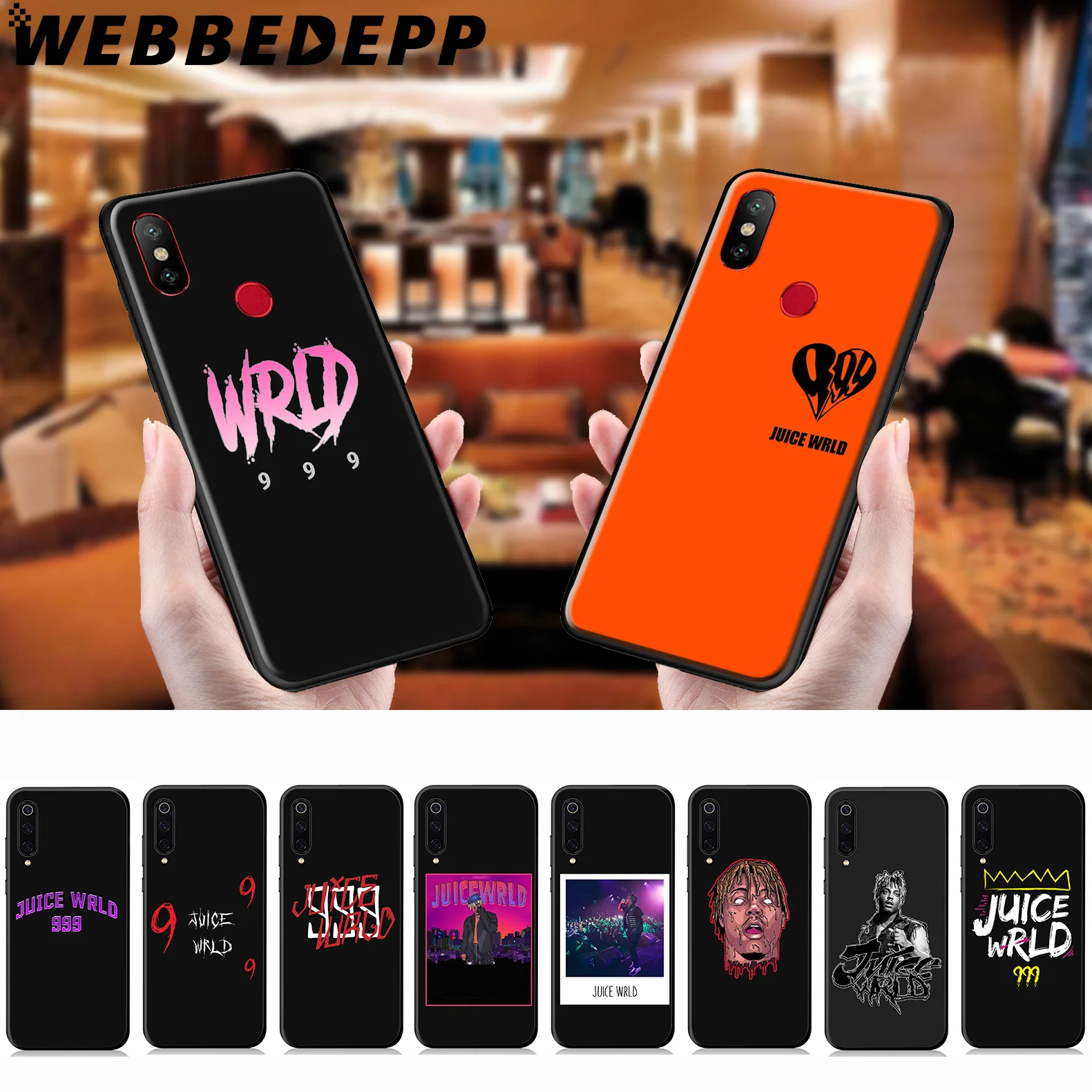 Мягкий чехол WEBBEDEPP Juice Wrld King 999 для Xiaomi Mi 9T 9 8 SE 6 A1 A2 A3 Lite MiA1 MiA2 MiA3 F1 MAX 3 Mi8 CC9E CC9 |