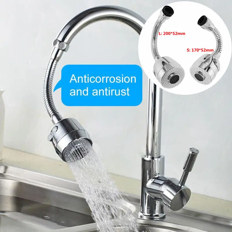 Universal Rotatable Hose Tap Aerator Flexible Water Saving Diffuser