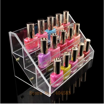 

3 tiers 18 bottle-holding cosmetic organizer and makeup storage