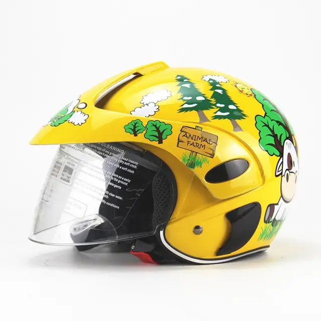 Casco de motocross para niños y niñas, casco de seguridad, traje de 2 a 8  años - AliExpress