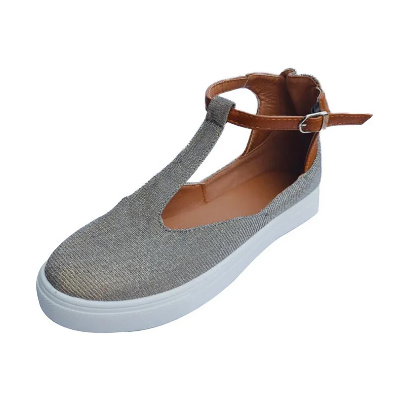 SHUJIN; коллекция года; Летняя женская обувь; однотонные лоферы в винтажном стиле; повседневная обувь на плоской платформе с круглым носком и пряжкой на ремешке; женские тонкие туфли