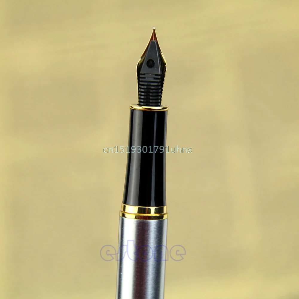 Ручка перьевая #1 из нержавеющей стали 2 цвета|stainless steel fountain pen|fountain pensteel pen |