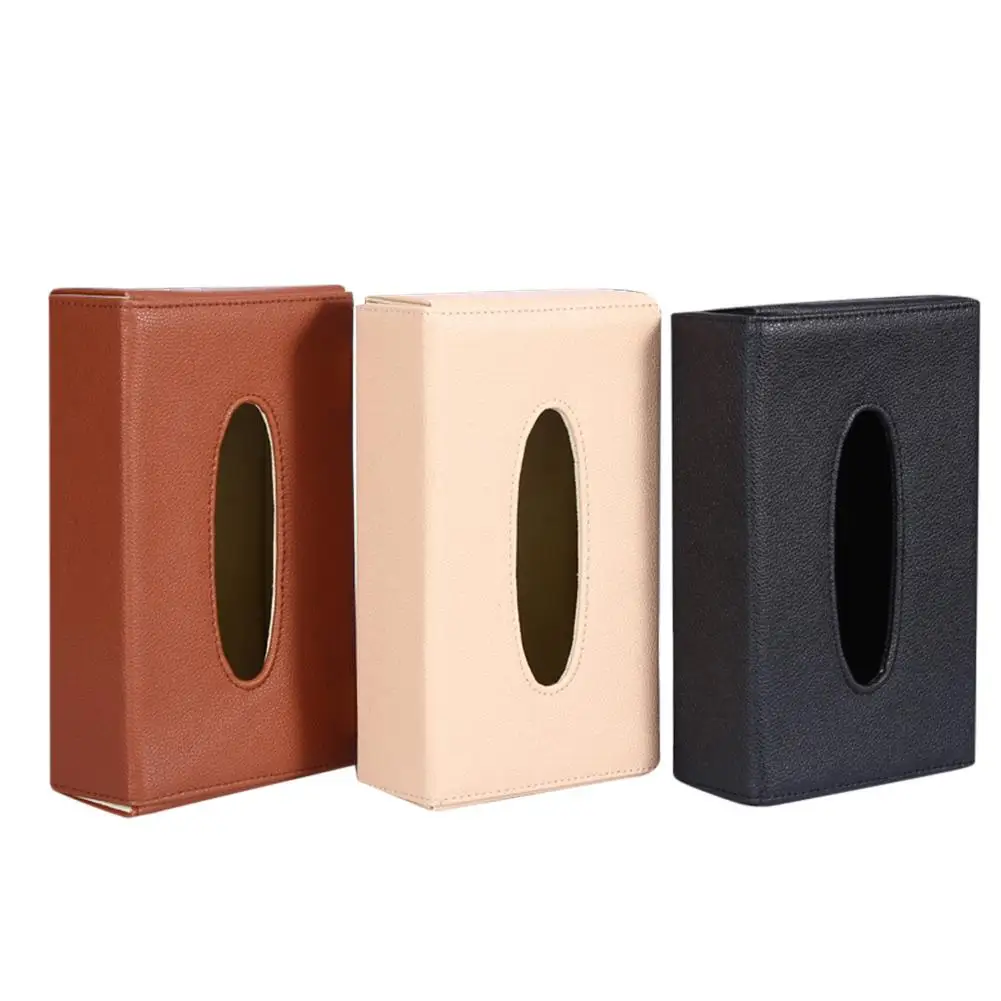 Parasole Auto Folding Tissue Box Car Supplies - Chair Back Hanging Visor Paper Creative Armrest Leather Sun Protector | Автомобили и