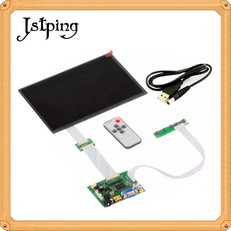 Jstping 10.1 inch HD 40pins 1280*800 tablet LCD display screen EJ101IA-01G Driver Board Monitor HDMI VGA AV LVDS for Raspberry
