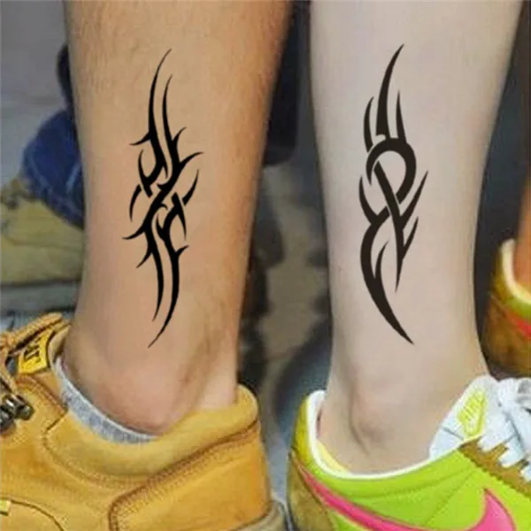 HC1093 Waterproof Temporary Tattoo Stickers Black Blue Domineering Large Fake Tattoos Women Arm Ankle Body Art Flash Tattoo HC1093 Waterproof Temporary Tattoo Stickers Black Blue Domineering Large Fake Tattoos Women Arm Ankle Body Art Flash Tattoo