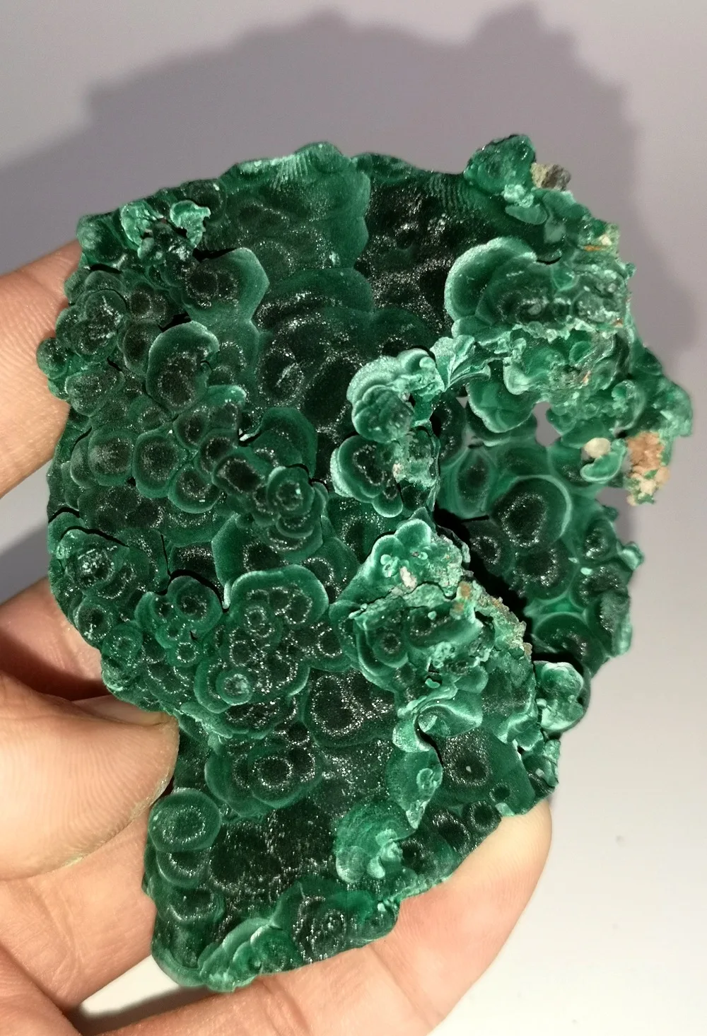 

143g Natural malachite mineral specimen green stone crystal teaching specimen collection free shipping