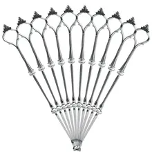 Горячие 10 x наборы 2 или 3 ярусный торт пластины стенд фитинги серебряные подставки