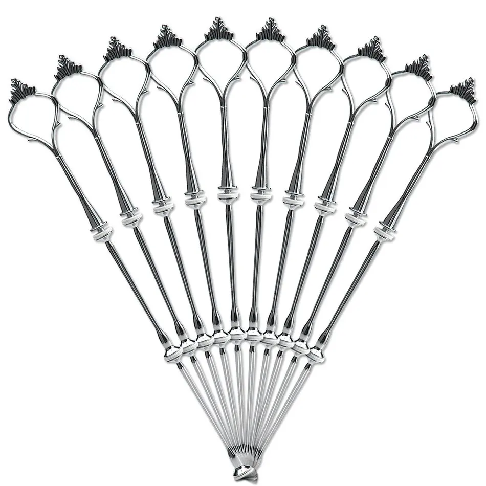 Hot 10 X Sets 2 Or 3 Tier Cake Plate Stand Fittings Silver Stands New