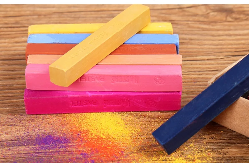 Painting Crayons Soft Pastel Colors Drawing Chalk